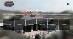 Desktop Screenshot of carpenteriapadana-lineavita.com